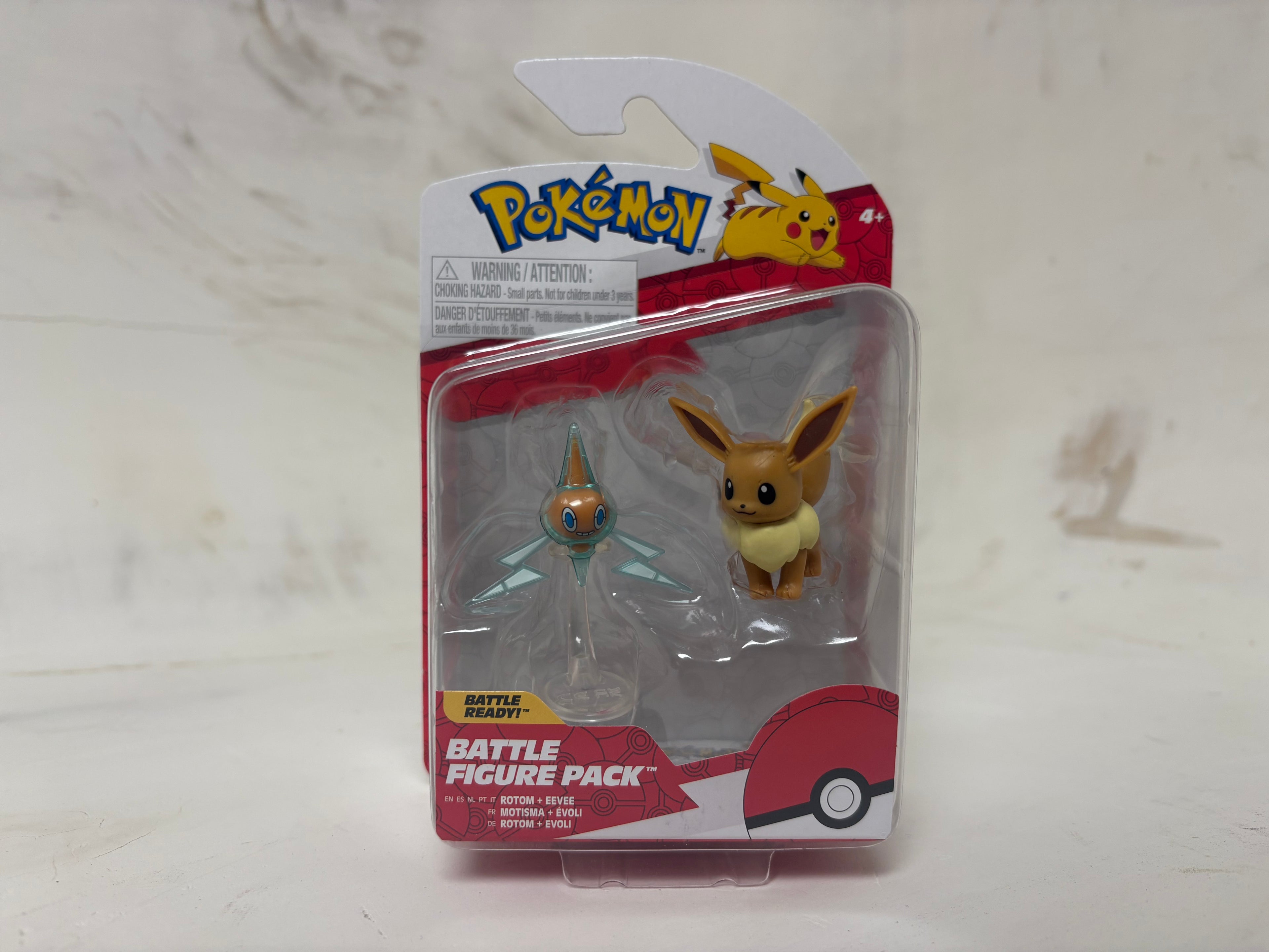 ROTOM & EEVEE BATTLE FIGURE PACK