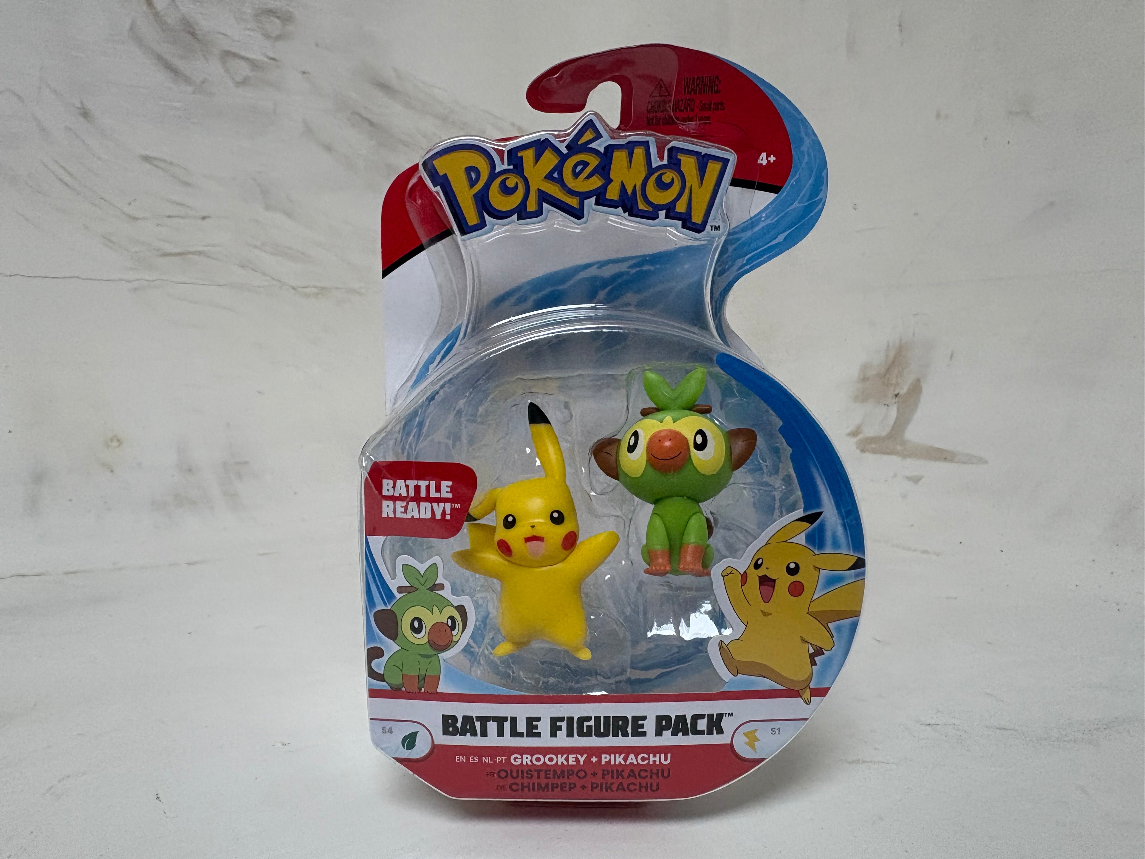 GROOKEY & PIKACHU BATTLE FIGURE PACK